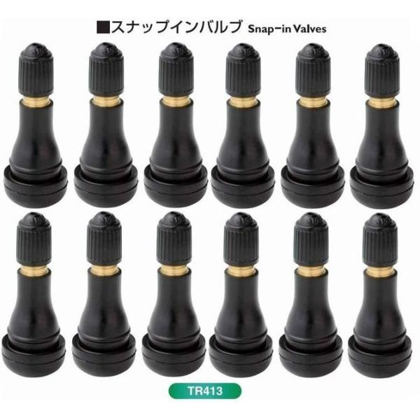 一般的に使用されているチューブレスタイヤ用スナップインバルブキャップにパッキンが付いている高品質タイプです。