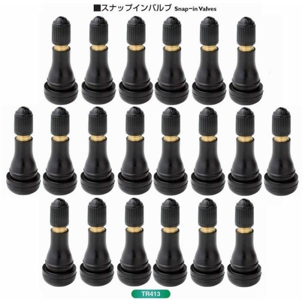 一般的に使用されているチューブレスタイヤ用スナップインバルブキャップにパッキンが付いている高品質タイプです。