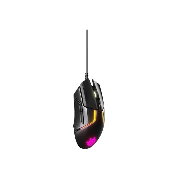 SteelSeries �Q�[�~���O�}�E�X �L�� �f���A���Z���T�[ �d�ʁE�d�S�J�X�^�}�C�Y�@�\ 32�r�b�gARM �v���Z�b�T�[���� Rival 600 62446 ���i�摜2