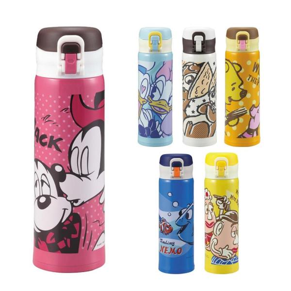 軽量ワンタッチパーソナルボトル 500ml 爆売りセール開催中 ディズニー ミッキー ミニー Ma 2163 キス