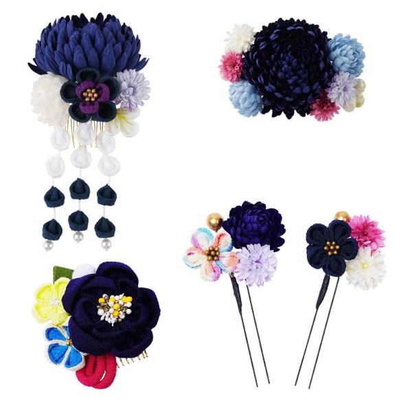 和風髪飾りセット コーム3点 Uピン2本 224 044 コン Ndpa Org