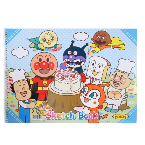 男の子にも女の子にも人気！それいけ！アンパンマンのグッズが好評発売中！こちらは、「B4スケッチブック」です！かわいいぬりえ付。楽しくお絵かきしてね！サイズ：355×253mm（B4サイズ）内容：ぬりえ/1枚、本文/24枚