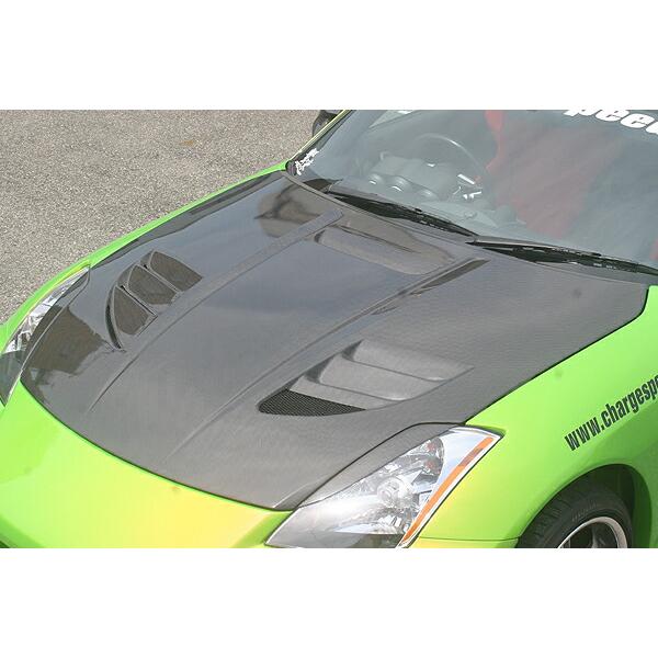 チャージスピード CHARGESPEED フェアレディーZ Z33 ボンネット 前