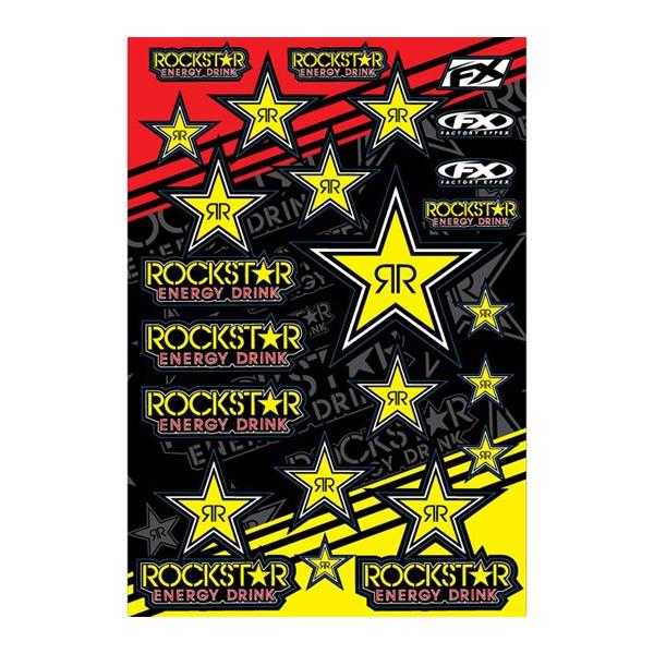 ファクトリーFX(FACTORY EFFEX) ステッカーキット ロックスター　ゴールド [FX15-68700]
