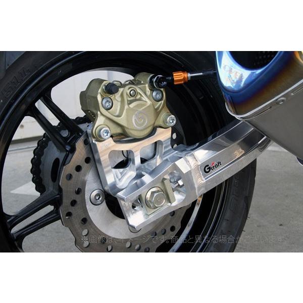 Gクラフト（G-Craft）Z125用 リアキャリパーサポート シルバー