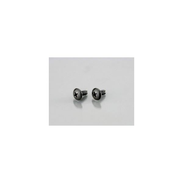 キタコ(KITACO) (K-CON) ウインカー＆ボディ用ビス M4　サイズ=A:4 B:9.5 C:2.5/2種溝付X16mm（黒色クロメート）/2ヶ(0900-046-09104)
