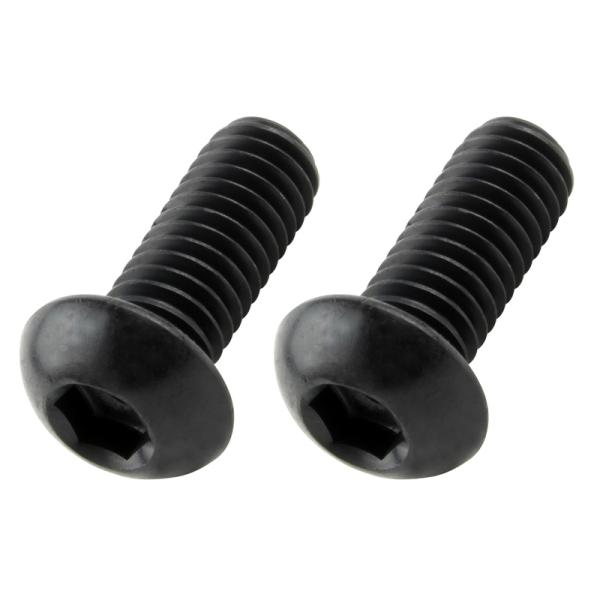 POSH Faith（ポッシュ フェイス）ボタンキャップボルト (ステンレス／ブラック） (2本入) M6X15mm (P-1.0)｜ブラック｜900615-B9