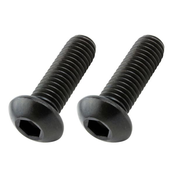 POSH Faith（ポッシュ フェイス）ボタンキャップボルト (ステンレス／ブラック） (2本入) M8X25mm (P-1.25)｜ブラック｜900825-B9
