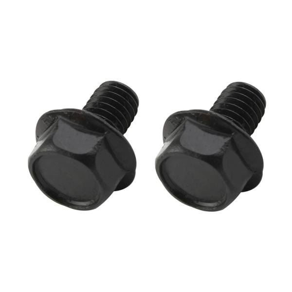 POSH Faith（ポッシュ フェイス）フランジ六角ボルト (ステンレス／ブラック） (2本入) M6X10mm (P-1.0)｜ブラック｜920610-K2