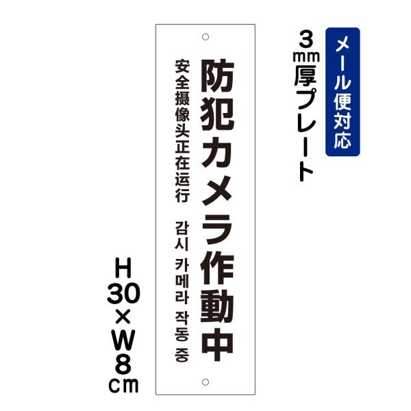 hƃJ쓮 24H SECURITY SYSTEM O\L /H30×W8cm Ŕv[g i֎~ ӏ ӊN hƑ΍  ATT-003t