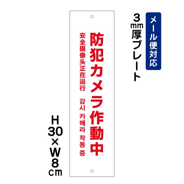 hƃJ쓮 24H SECURITY SYSTEM O\L iԕj /H30×W8cm Ŕv[gi֎~ ӏhƑ΍ ATT-004t