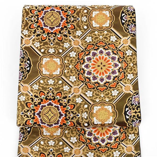 袋帯 振袖帯 ママ振 西陣織 老舗 ふくい 謹製 唐織錦 蜀江華文 : 帯