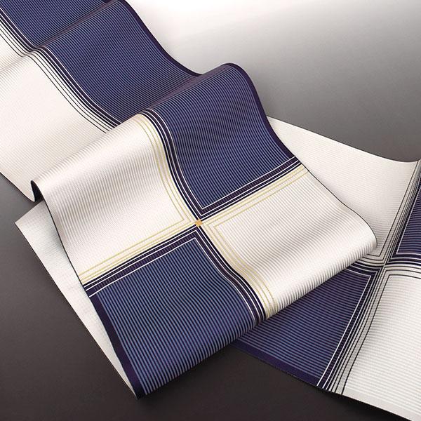 名門 西村織物 風通織 モダニズム 本場筑前博多織 金印 八寸 名古屋帯 16658 帯専門店おびや 通販 Yahoo ショッピング