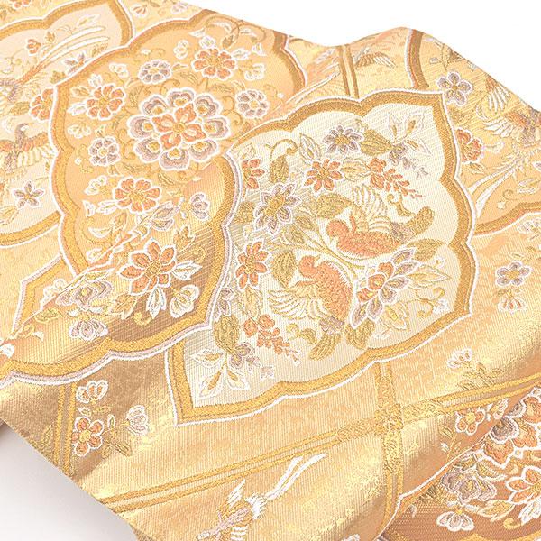 オーダー商品】＊＊高級 西陣織 老舗 梅垣織物 謹製 正倉院格子華文 箔