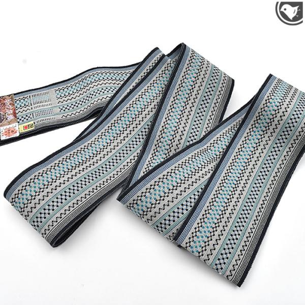 角帯 本場琉球 知花花織 全通織 木綿【帯専門店おびや】お仕立て