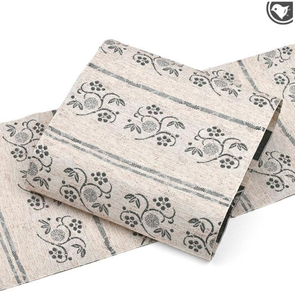 米沢紬 老舗 スワセンイ 謹製 松竹梅 八寸 名古屋帯 日本製 : 帯専門店