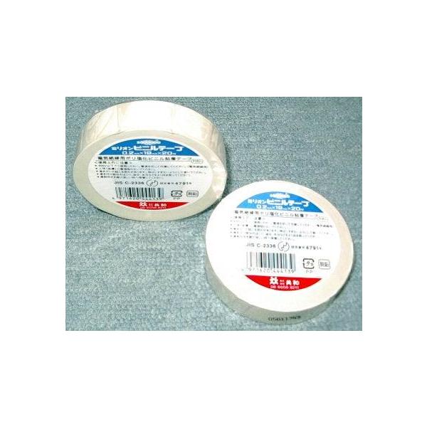 ミリオン】VT-19X10 ビニールテープ アイボリー 19mm×10m ※通常在庫品