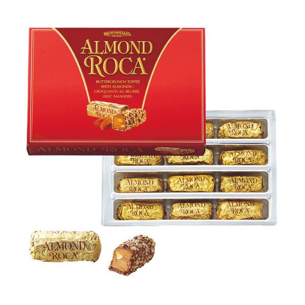 バタークランチをミルクチョコでコーティング。さらにカリフォルニア産アーモンドを散りばめました。『BROWN&amp;HALEY（ブラウン＆ヘーリー）』アメリカのワシントン州タコマに1912年に創立した「ブラウン＆へーリー社」の自信作、アーモ...