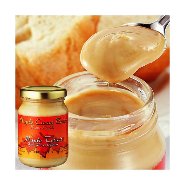 メープルシロップだけを使用し、加熱してバター状に煮詰め、クリーミーで濃厚な味に仕上げました。- 内容量：1瓶：160g ×2瓶- 1瓶サイズ：直径約5cm、高さ約8cm- 原産国：カナダ産※商品には国内法により日本語の「輸入シール」が貼付さ...