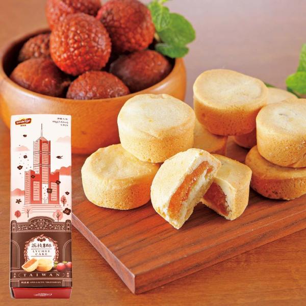 ライチの本場として有名な台湾。その台湾産ライチのフルーティーなフィリングを入れたケーキです。- 内容量：1箱：5個入（80g）- 1箱サイズ：約21×6×4cm- 原産国：台湾産- その他：個包装※商品には国内法により日本語の「輸入者シール...