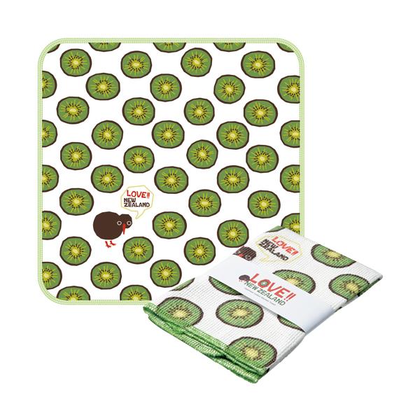 ニュージーランドを代表する動物、キウイバードとフルーツのキウイ柄がキュート。キッチンを明るく彩るふきんです。- 1枚サイズ：約35×35cm- 素材：綿100%- 原産国：中国製- その他：ビニール袋入（個別包装なし）  ※商品には国内法に...