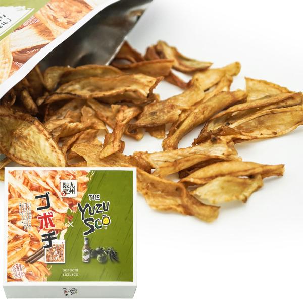 ゴボチ ゆずすこ味 8袋入り 野菜チップス YUZUSCO 福岡 お土産 ｜ お