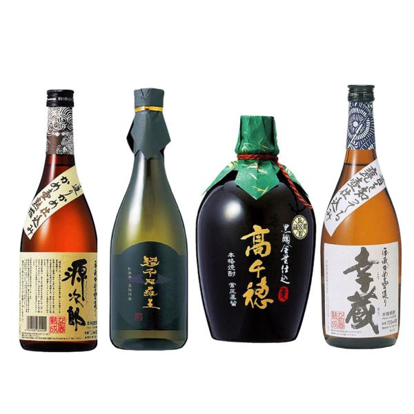本格焼酎 宮崎産焼酎4本セット｜麦焼酎 芋焼酎 各720ml 4本 飲み比べ ?み比べ