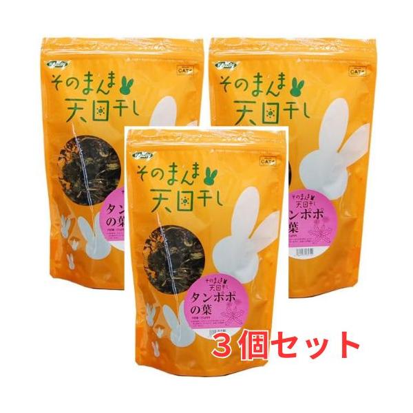 そのまんま天日干し　タンポポの葉×3個セット　KAWAI