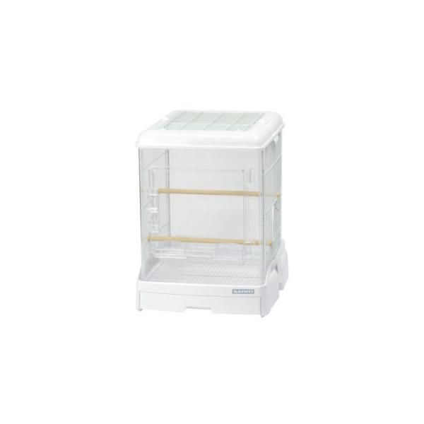 小鳥（フィンチ・小型インコ・中型インコ）にイージーホーム　クリアバード４０ＷＨ組み立てサイズ ：W 435 × D 500 × H 570（mm）ゆとりの大きさと広さを備えた ケージです！40サイズは側面部の他、天井部もワイヤー仕様でパーチ...