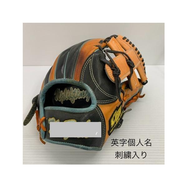 中古品 オンクラウドナイン ON CLOUD NINE 軟式 内野手用グローブ 刺繡入り 3964 中古品 オンクラウドナイン ON CLOUD NINE 軟式 内野手用
