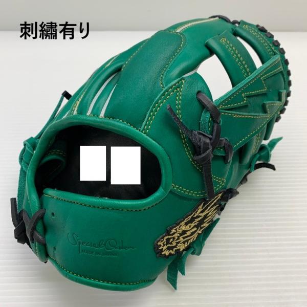 中古品 ブリッツ BLITZ オーダー 軟式 内野手用グローブ 刺〓有り 5317