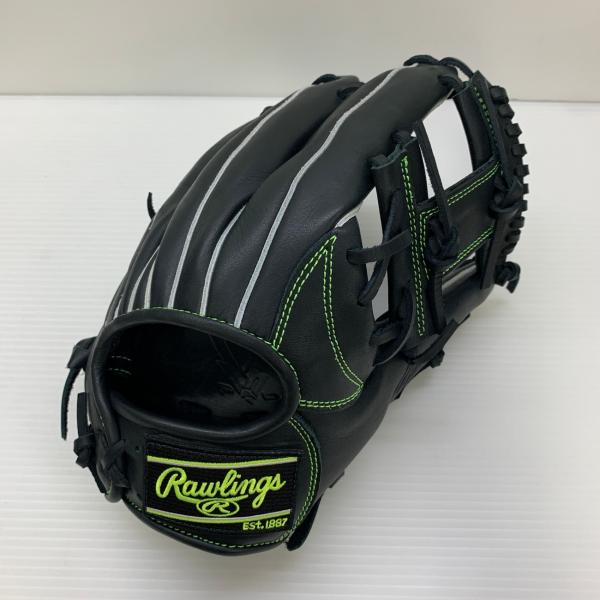 【美品】　野球 グローブ 軟式 大人 右投げ ローリングス ハイパーテック　@ ローリングス Rawlings ハイパーテック 軟式 大人 一般 内野手用