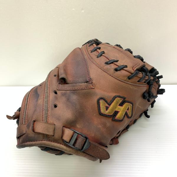 ハタケヤマ HATAKEYAMA V-M8WR 硬式 大人 一般 キャッチャーミット 捕手 グローブ グラブ 右投げ 中古品 野球 1015