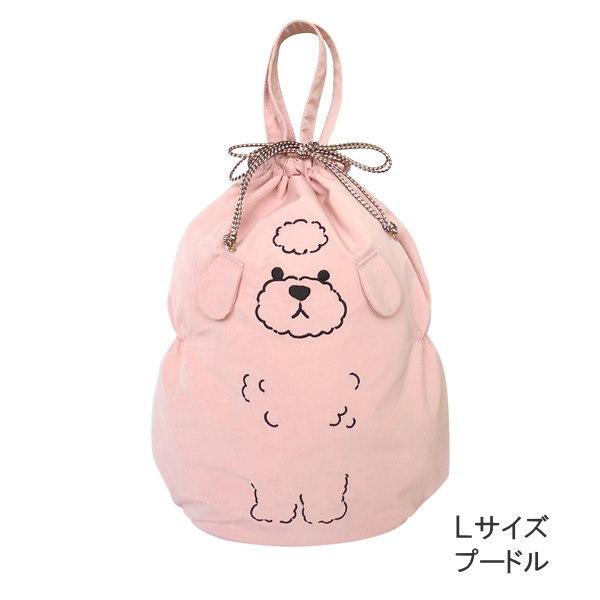 即出荷 プードル バッグ 巾着 かわいい トートバッグ レディース ミニバッグ ポーチ 巾着袋 小物入れ 動物 巾着バッグ L Ile 0021 インテリアカンパニー ピクニックと雑貨のピッチ 通販 Yahoo ショッピング