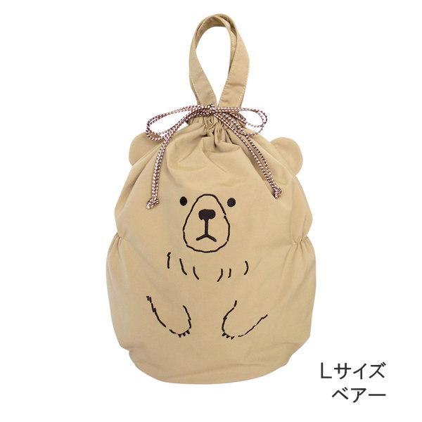 即出荷 ベアー バッグ 巾着 かわいい トートバッグ レディース ミニバッグ ポーチ 巾着袋 小物入れ 動物 巾着バッグ L Ile 0022 インテリアカンパニー ピクニックと雑貨のピッチ 通販 Yahoo ショッピング