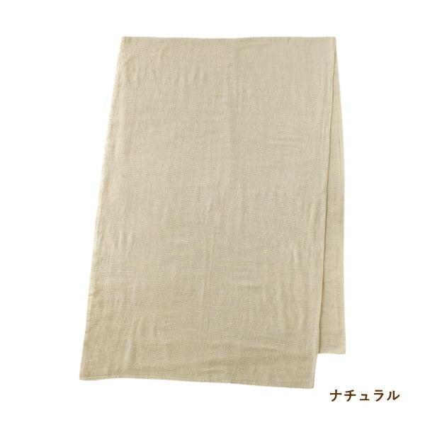 ●マルチクロス ウェフトスラブ w145×h225cm●不規則にねじることでムラのある表情を生み出すスラブ糸を緯糸（横の糸）に使っているマルチカバーです。透け感に独特の濃淡があり、ナチュラルな印象を与えながら、どことなくヴィンテージ感を感じ...