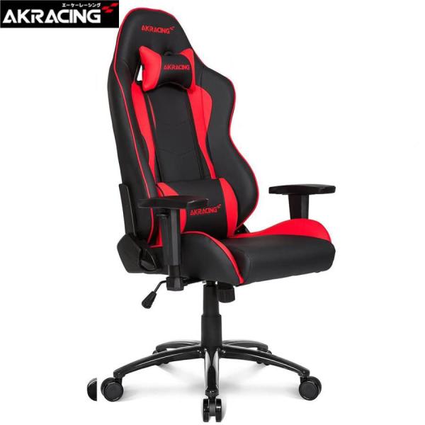 他サイト： AKレーシングチェア ゲーミングチェア 椅子 AKRacing NITRO レッド 赤 V2 オフィスチェア リクライニング (受発注品：ご注文確認後にメーカー発注)の商品画像