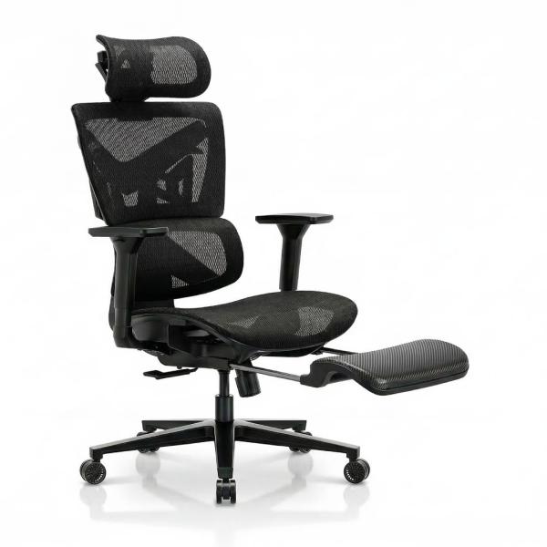 オフィスチェア メッシュ 椅子 ワークチェア リクライニング Andaseat ブラック X-AIR MEGA AD-WYT-01-BBB-JP