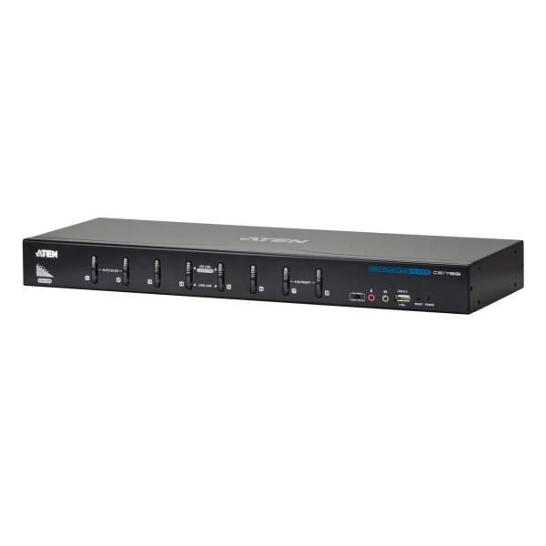 ATEN ラックマウントKVMスイッチ デュアルリンクDVI対応 8ポート USB 