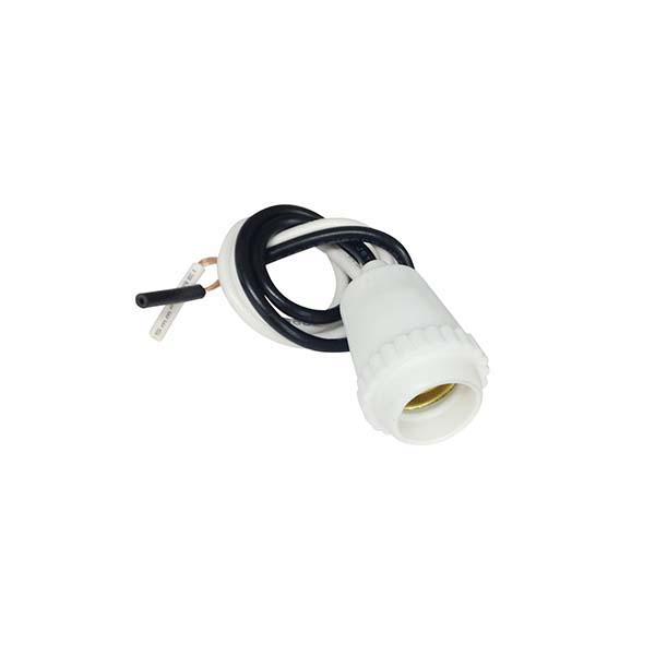 プラソケット E12 白 1A-250V HS-L12KPS/W 04-2201 オーム電機