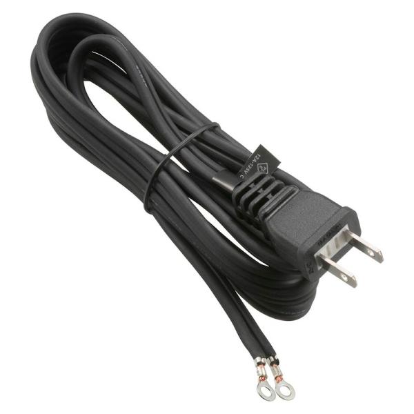 プラグ付き耐熱コード 補修用 2m｜HS-HT1-02 06-5347 オーム電機