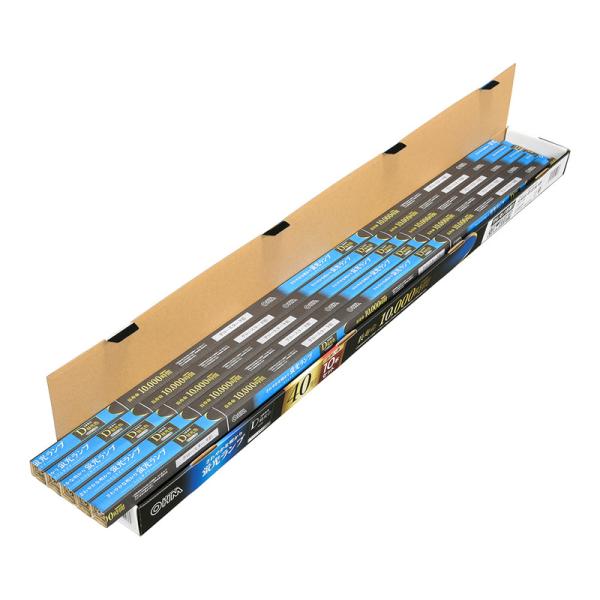 直管蛍光ランプ グロースタータ形 40形 昼光色 10本セット｜FL40SS・EX-D/36 10P 06-5993 オーム電機