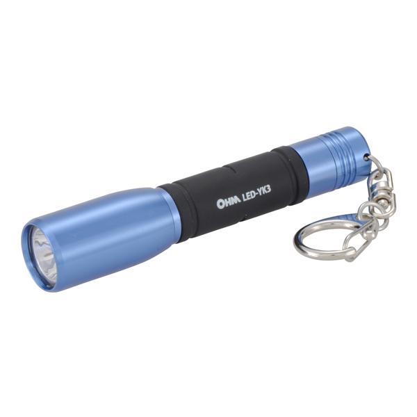 Ledミニライト 乾電池式 キーホルダー付 Ipx4 ブルー Led Yk3a 07 75 オーム電機 07 75 E プライス 通販 Yahoo ショッピング