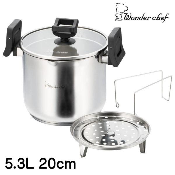 ワンダーシェフ マルチポット 5 3l 深型鍋 両手鍋 深型 20cm 603630 603630 暮らし楽市 通販 Yahoo ショッピング