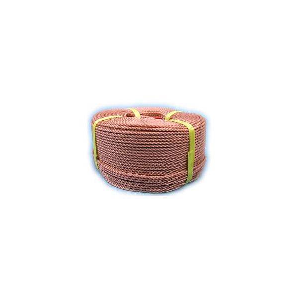 ＰＥロープ・淡茶色 ４mm２００ｍ巻