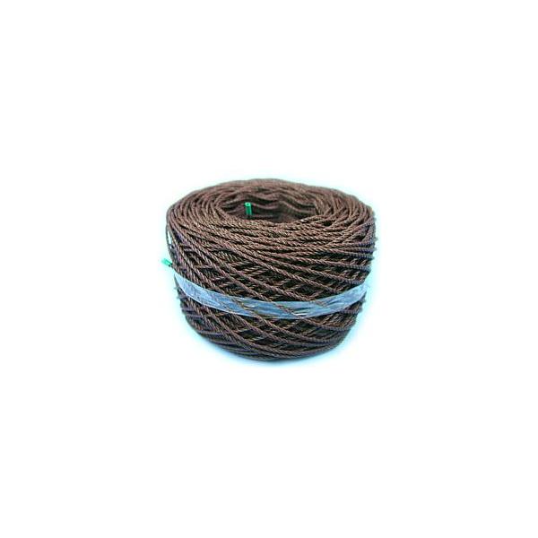 材質：ポリエチレン色　：濃茶色太さ：約　２ｍｍ長さ：約　１００ｍ