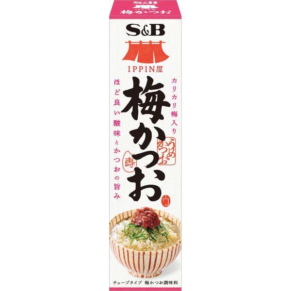 [Release date: February 5, 2024]ご飯のおともや料理の味付けなど幅広く使える、進化系チューブ調味料。梅肉と鰹節をバランス良くブレンドし、程よい酸味と旨みを表現。カリカリ梅が食感のアクセント。■納期情報（商品発送...