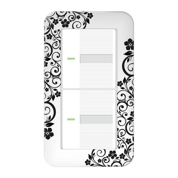 電気 スイッチカバー スイッチプレート 新生活 おしゃれ ダークフローラル2 ワイド型用 Buyee Buyee 日本の通販商品 オークションの代理入札 代理購入