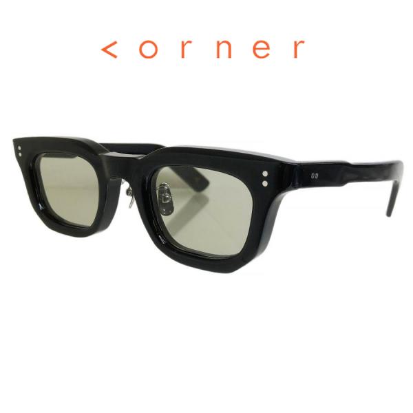 corner Godard コーナー ゴダール　サングラス corner（コーナー） Godard ゴダール Col.1 Record Black 黒 / Smoke