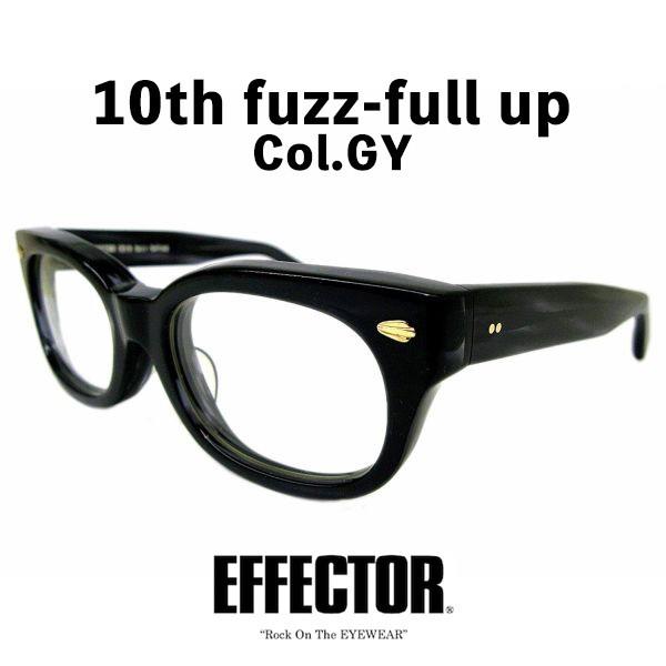 Effector エフェクター メガネ サングラス セルロイド ウェリントン Effector 10th Fuzz Full Up Col Gy グレー 正規取扱店 Ef047 Second Optical Watch Store 通販 Yahoo ショッピング